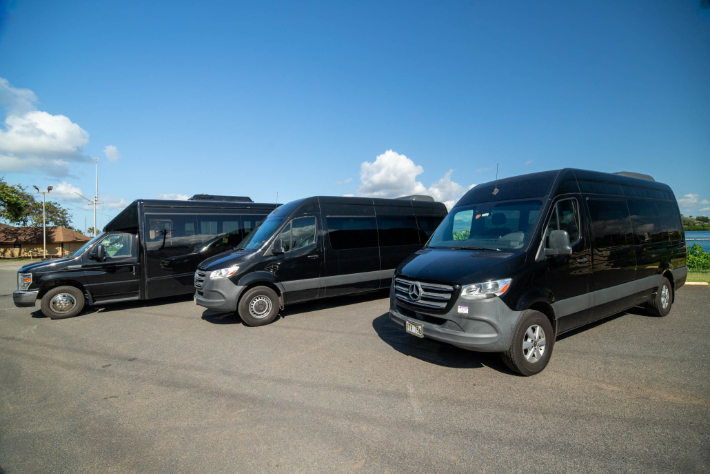 about hawaii airport shuttle vehicles